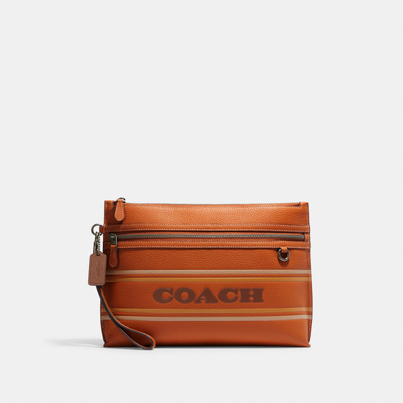COACH Other - NWT Coach Outlet Carry All Pouch With Coach Stripe